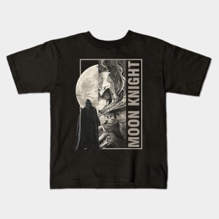 moon knight retro version Kids T-Shirt